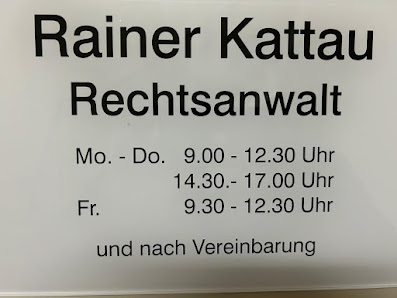 Rechtsanwalt Rainer Kattau