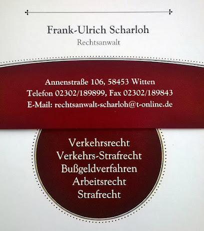 Scharloh Frank-Ulrich Rechtsanwalt