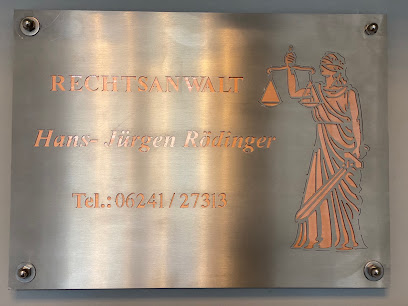 Hans-Jürgen Rödinger Rechtsanwalt
