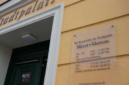 Rechtsanwälte in Neuruppin - Meyer * Martens