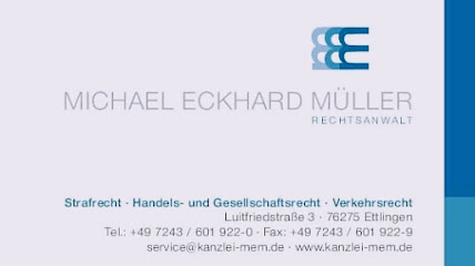Rechtsanwalt Michael Eckhard Müller