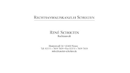 RECHTSANWALTSKANZLEI SCHOLTEN