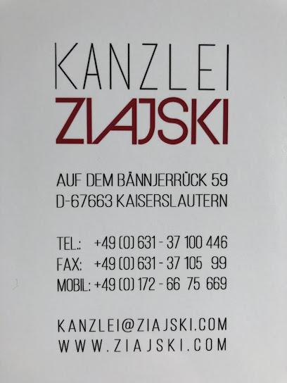 Rechtsanwaltskanzlei für deutsches und polnisches Recht - RA Ziajski