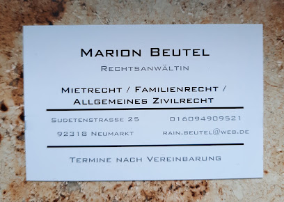 Rechtsanwältin Marion Beutel