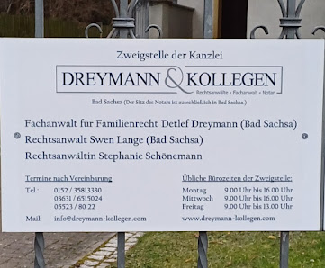 Rechtsanwälte Dreymann & Kollegen Zweigstelle Nordhausen