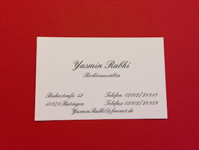 Yasmin Rabhi Rechtsanwältin