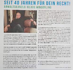 Rechtsanwalt und Notar a.D. Winderling