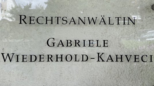 Rechtsanwältin Gabriele Wiederhold-Kahveci