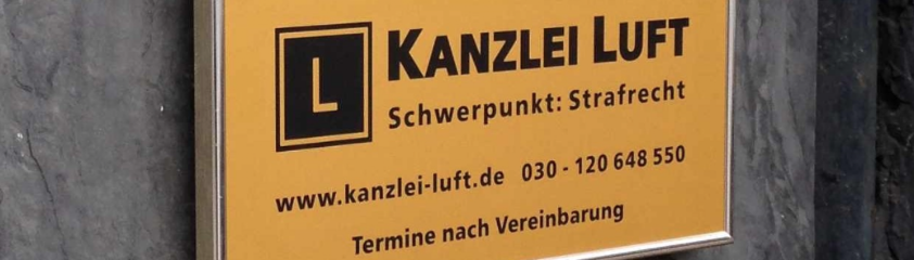 Kanzlei Luft | Fachanwalt für Strafrecht - Rechtsanwalt und Strafverteidiger