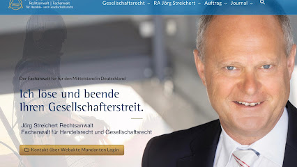 Rechtsanwalt Jörg Streichert, Fachanwalt für Handels- und Gesellschaftsrecht