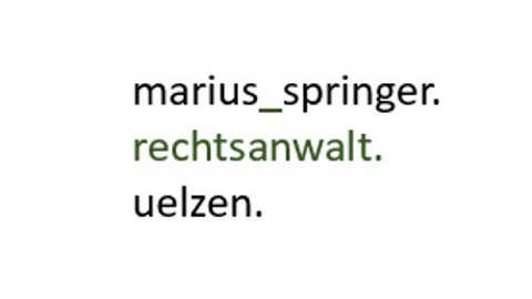 Rechtsanwalt Marius Springer