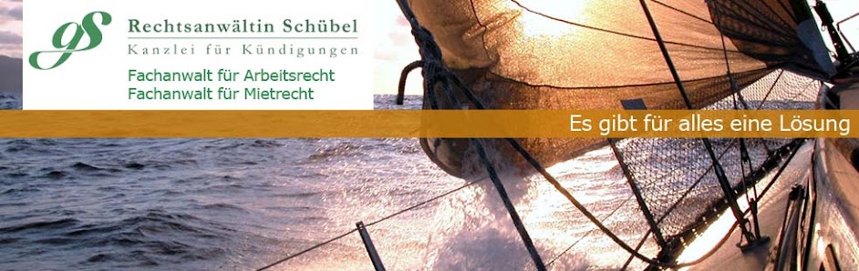 Rechtsanwalt Schübel - Fachanwalt Arbeitsrecht & Mietrecht