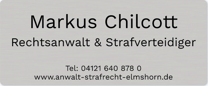 Strafrecht Rechtsanwalt Elmshorn - Strafverteidiger Markus Chilcott