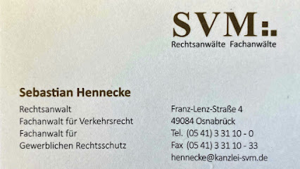 Rechtsanwalt Sebastian Hennecke
