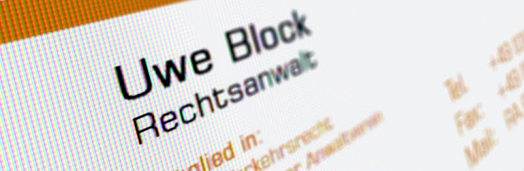 Rechtsanwalt Uwe Block