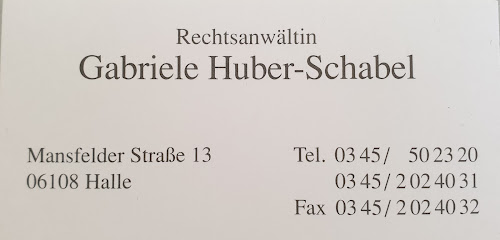 Gabriele Huber-Schabel Rechtsanwältin