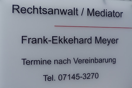 Frank - Ekkehard Meyer Rechtsanwalt/ Mediator