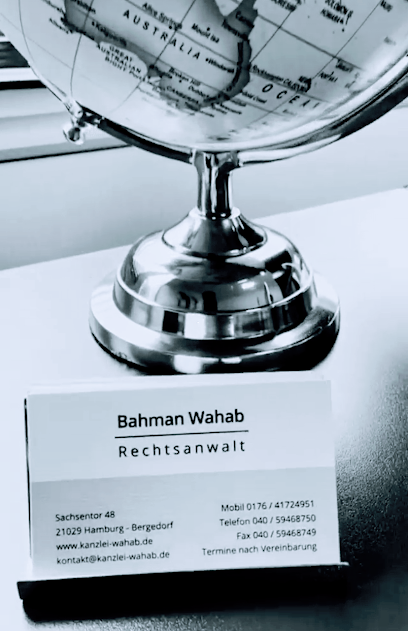 Rechtsanwalt Bahman Wahab