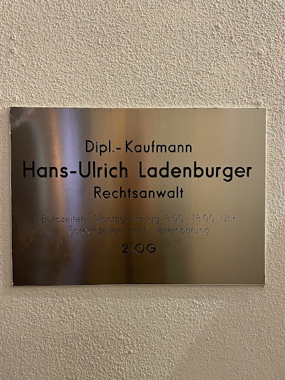 Ladenburger Hans-Ulrich Dipl.-Kfm. Rechtsanwalt