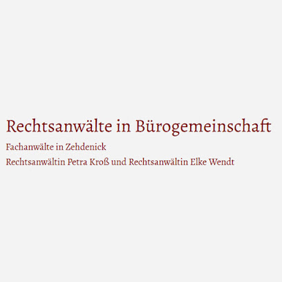 Rechtsanwältin Petra Kroß