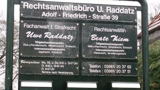 Rechtsanwaltskanzlei U. Raddatz