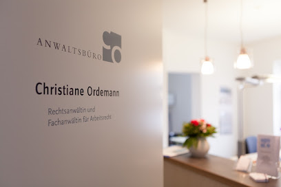 Christiane Ordemann Rechtsanwältin und Fachanwältin für Arbeitsrecht