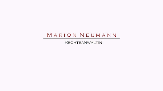 Rechtsanwältin Marion Neumann
