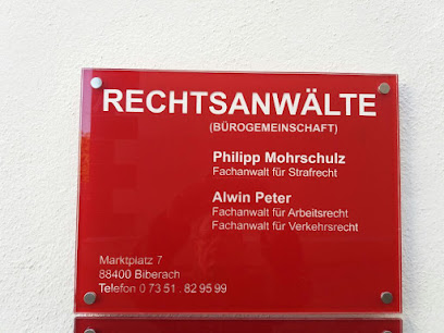 Alwin Peter Rechtsanwalt, Fachanwalt Arbeits- und Verkehrsrecht