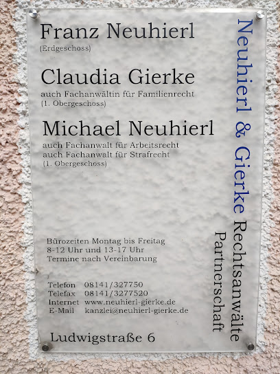 Neuhierl und Gierke, Rechtsanwälte - Partnerschaft